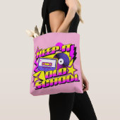 Hou het op de oude school tote bag (Dichtbij)