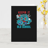 Hou het op Old School Kaart (Gele Bloem)