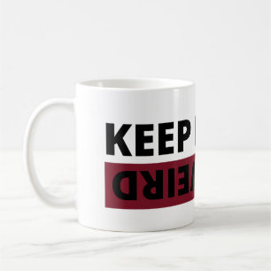 Hou het raar. koffiemok