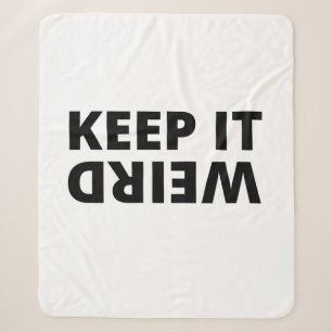 Hou het raar. sherpa deken