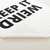 Hou het raar. sherpa deken (3/4)
