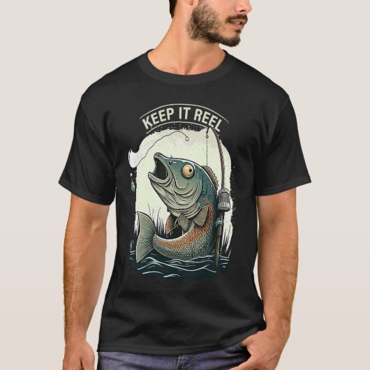 Hou het Reel Vissen 1 T-shirt (Voorkant)