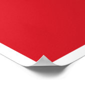 Hou het rustig door met afdrukken poster (Hoek)