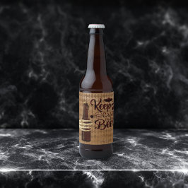 Hou het Snoep, ik neem Bier mee. Etiket