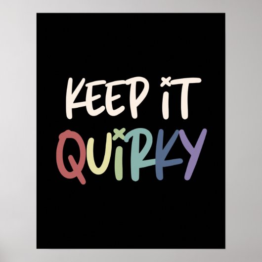 Hou het stil, blijf raar poster (Voorkant)