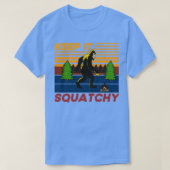 Hou het vierkant Funny Bigfoot Sasquatch 8 T-shirt (Design voorkant)