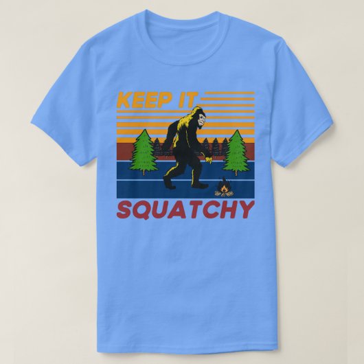 Hou het vierkant Funny Bigfoot Sasquatch 8 T-shirt (Design voorkant)