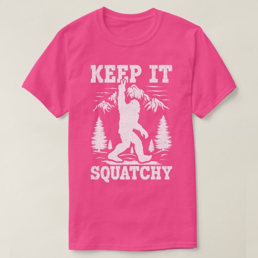 Hou het vierkant rond t-shirt (Design voorkant)