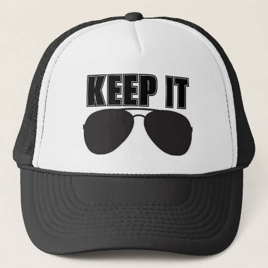 Hou het vol trucker pet (Voorkant)