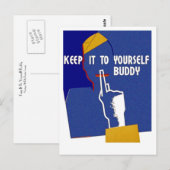 Hou het voor jezelf, Buddy Briefkaart (Voorkant / Achterkant)