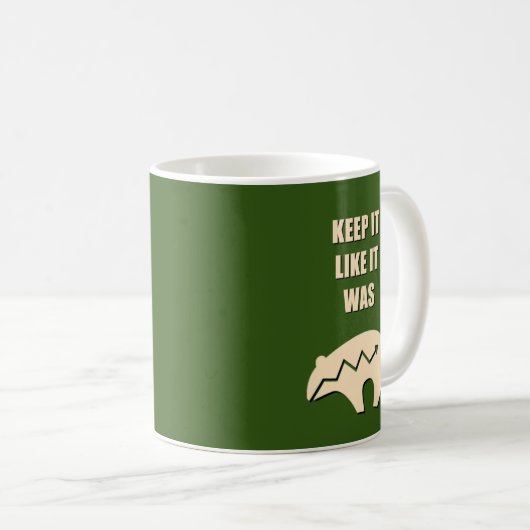 Hou het zoals het was koffiemok (Voorkant rechts)