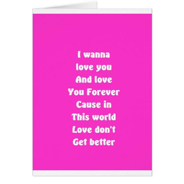 Hou je altijd van je (Voorkant)