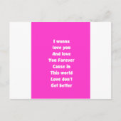 Hou je altijd van je briefkaart (Voorkant)