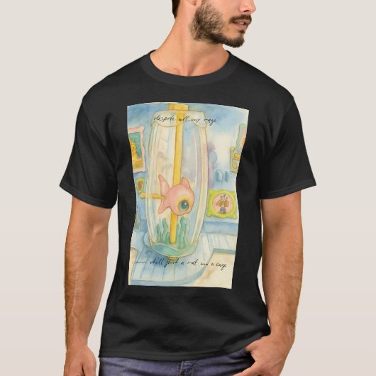 Hou Je Bek En Vissen T-shirt (Voorkant)