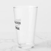 Hou Je Bek Lever Je Bent Prima Grappig Drinken Glas (Links)