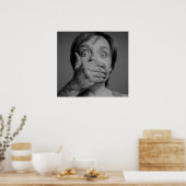 hou je bek poster (Keuken)