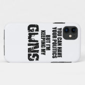 Hou je beleid, ik hou mijn Pistolen Case-Mate iPhone Case (Achterkant (horizontaal))