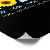 Hou je bewust van geestelijke gezondheid poster (Hoek)