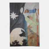 Hou je Christus vol kerstmis Theedoek (Verticaal)