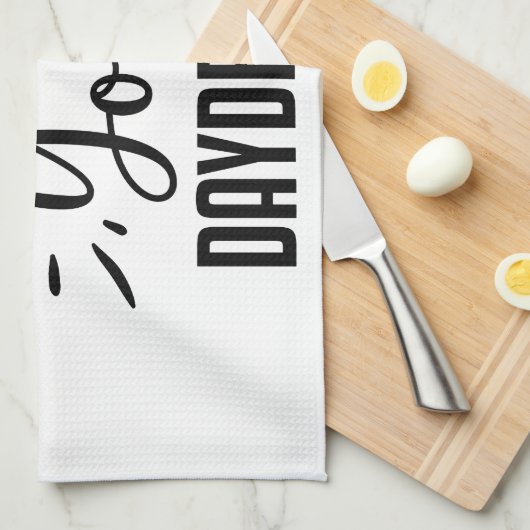 Hou je dagdroom niet op theedoek (Quarter Fold)