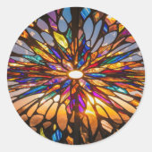 Hou je eraan. ronde sticker (Voorkant)