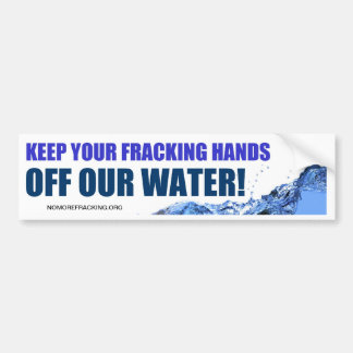 Hou je frackkoppels uit ons water bumpersticker