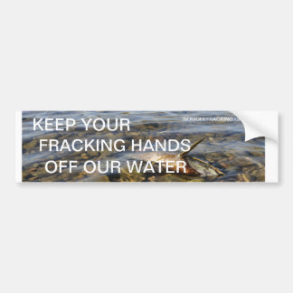 Hou je frackkoppels uit ons water bumpersticker