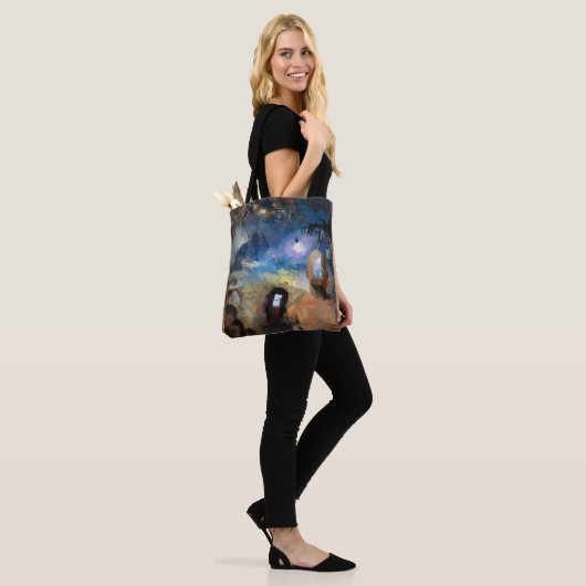 Hou je geest open tote bag (Op model)