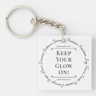 Hou je gloed aan! Sleutelhanger