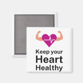Hou je hart gezond magneet (Voorkant / Achterkant)