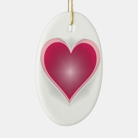 "Hou je hart gloeiend" Keramisch Ornament (Rechts)