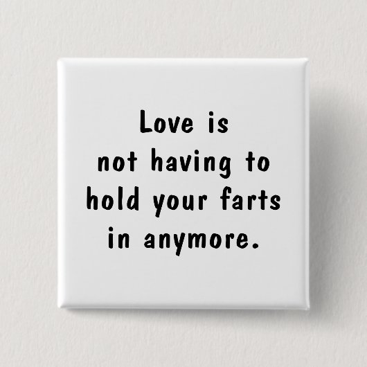 Hou je hart vast vierkante button 5,1 cm (Voorkant)