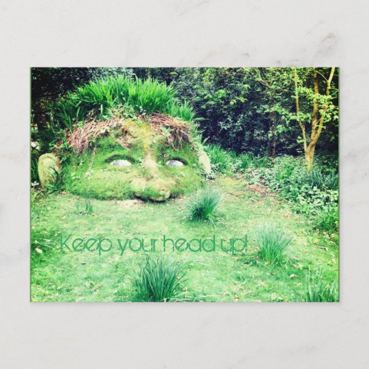 Hou je hoofd omhoog! briefkaart (Voorkant)