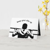 Hou je hoofd omhoog kaart (Gele Bloem)