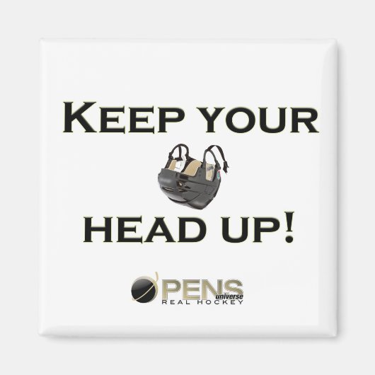 Hou je hoofd omhoog! magneet (Voorkant)