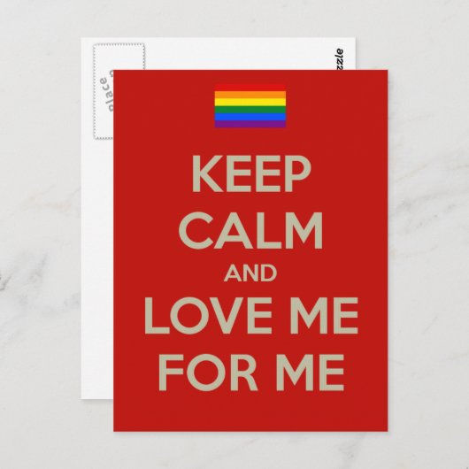 hou je kalm briefkaart (Voorkant / Achterkant)