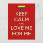 hou je kalm briefkaart (Voorkant)