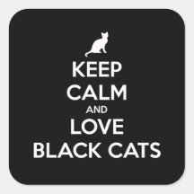 Hou je kalm en hou van zwarte katten