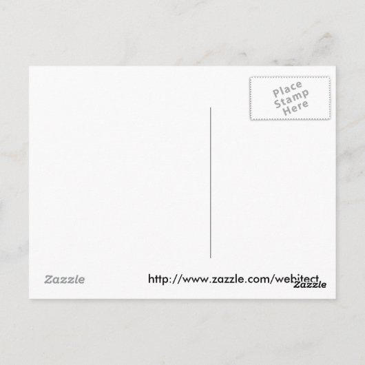 Hou je kin omhoog, briefkaart (Achterkant)