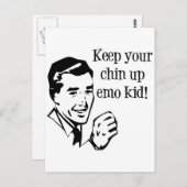 Hou je kin omhoog met Emo Kind! Briefkaart (Voorkant / Achterkant)