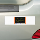 Hou je kop en betaal je belastingen. bumpersticker (Op auto)