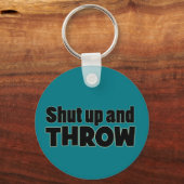 Hou je kop en gooi de Discus Javelin Sleutelhanger (Voorkant)