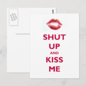 Hou je kop en kus me. briefkaart (Voorkant / Achterkant)