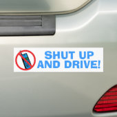Hou je kop en stuur! bumpersticker (Op auto)