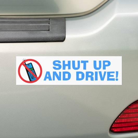 Hou je kop en stuur! bumpersticker (Op auto)