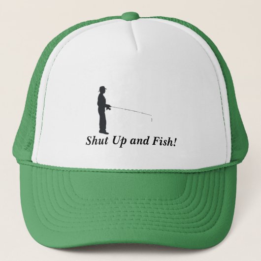 Hou je kop en vis! trucker pet (Voorkant)