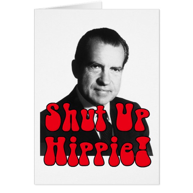 Hou je kop Hippie — Richard Nixon (Voorkant)