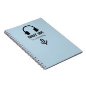 Hou je kop! Ik ben een podcasting notebook Notitieboek (Rechterzijde)