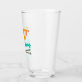 Hou je kop Ik tel Beer Glass. Glas (Links)