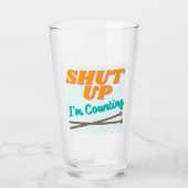 Hou je kop Ik tel Beer Glass. Glas (Voorkant)